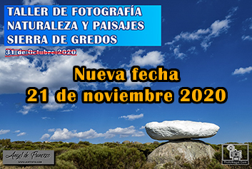 Taller de Fotografía de Otoño,  Naturaleza y paisajes en la Sierra de Gredos